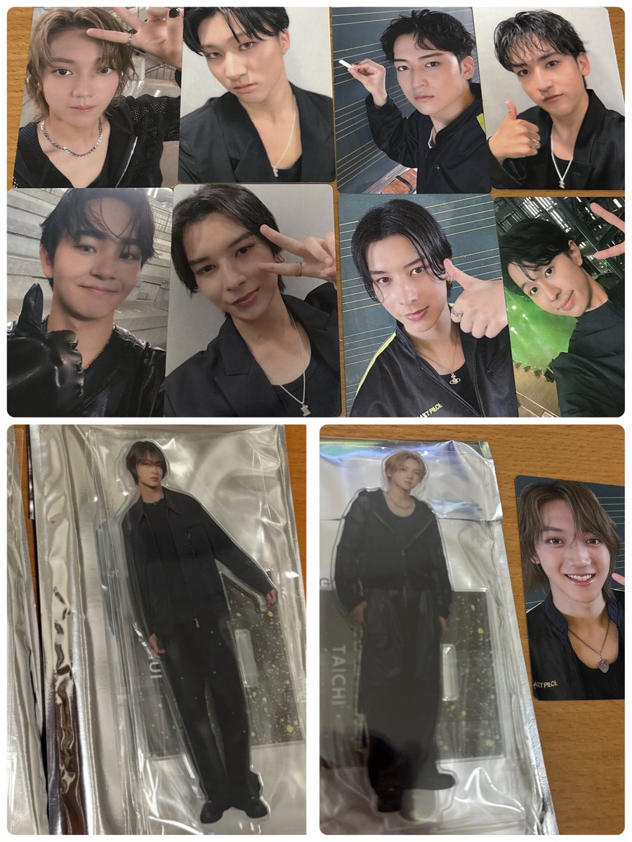 aaanuuhasi0126's tweet image. THE LAST PIECE フォトカ アクスタ交換
【譲】画像（アダム、タイチ、タイキ、カノン、カンタ、ユウタ）
カノンはライキのみ
【求】ライキ、ケイ、ゴイチ
(アクスタは、ライキゴイチ)

郵送📮又はBFファンミ広島、福岡お気軽にお声掛けください☺️
 #THELASTPIECE  #THELASTPIECE譲 
 #THELASTPIECE交換