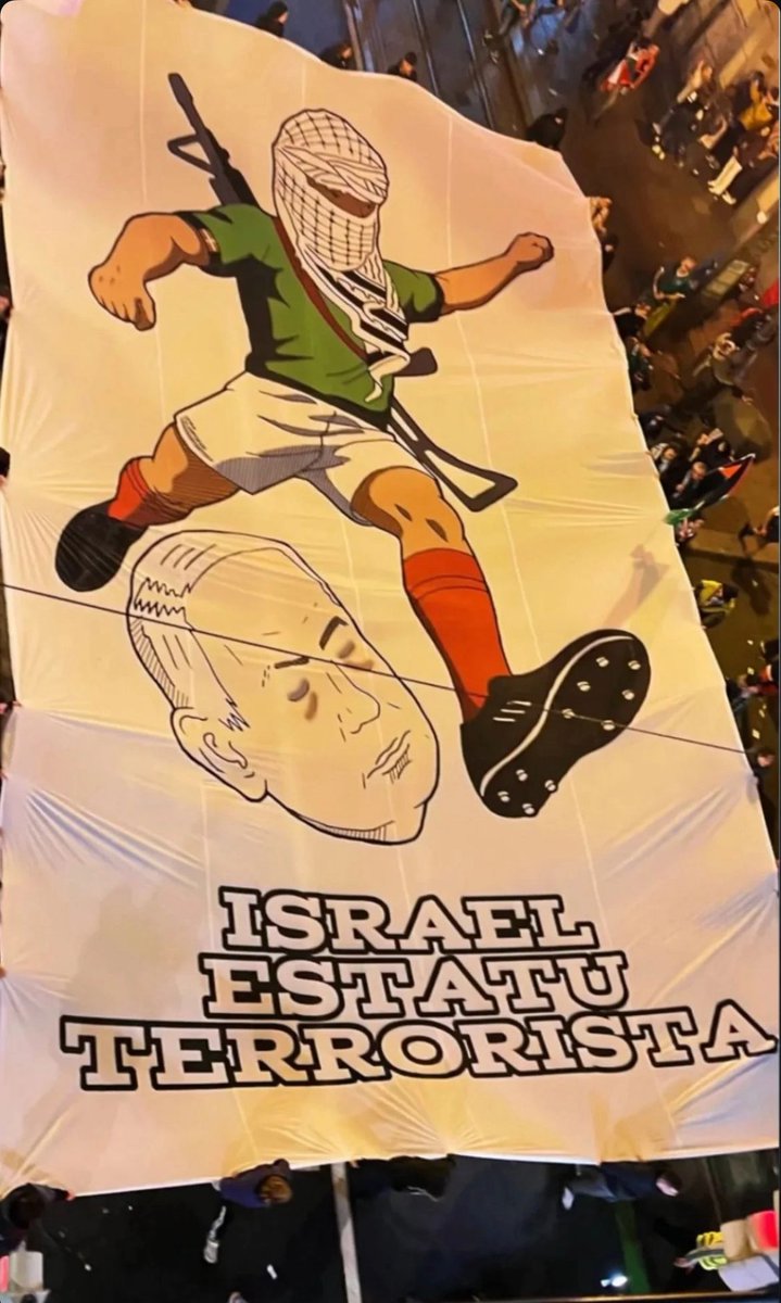 'Israel estatu terrorista'. Gogor doa.