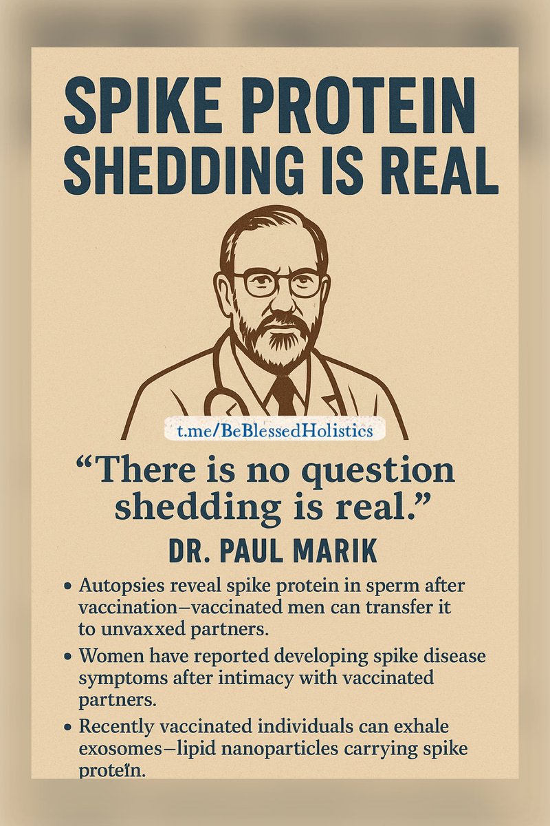 wolsned's tweet image. &quot;There is no question shedding is real.&quot; 

Dr Paul Marik on the COVID vaccines and spike proteins.

They poisoned everyone, vaccinated and unvaccinated.