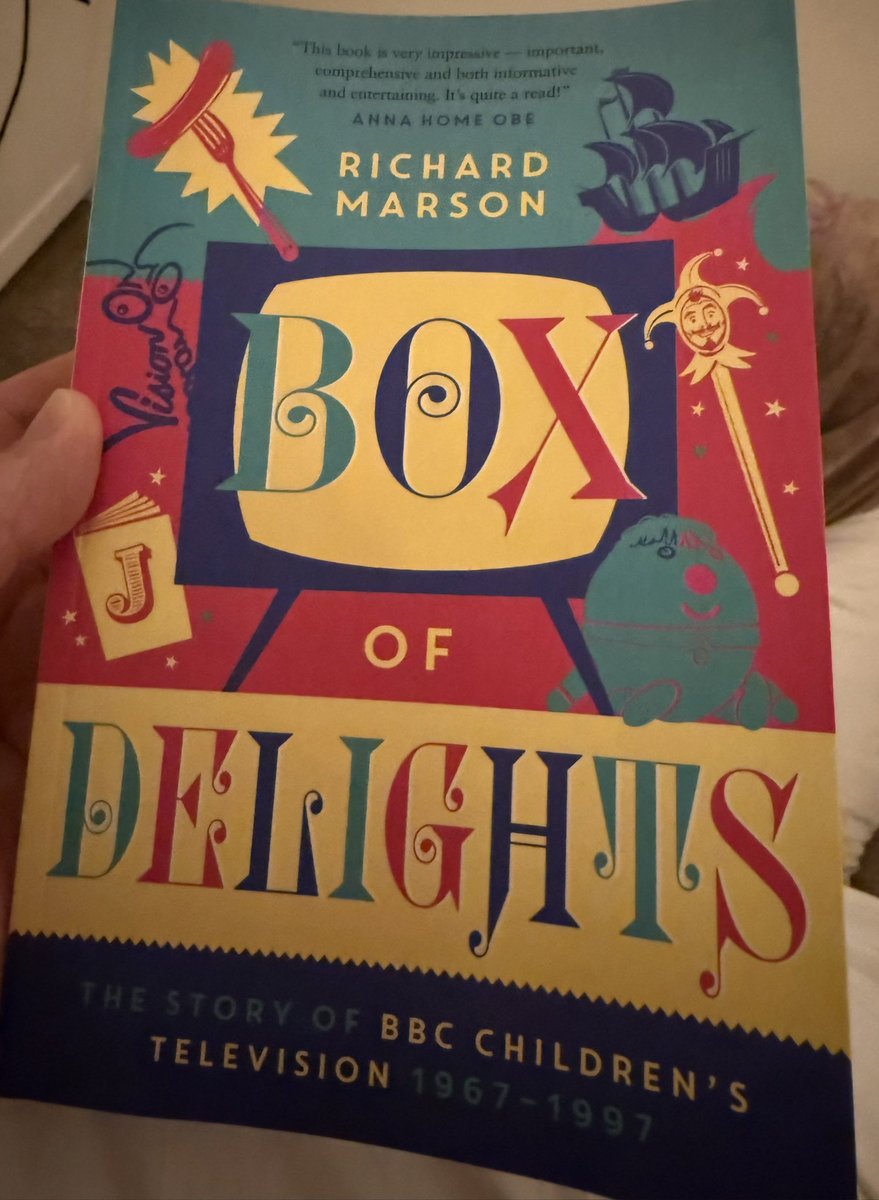 AdrianMills's tweet photo. I’m devouring this entertaining, fascinating and hugely enjoyable book about the heyday of BBC Children’s TV, by @richardmarson2 Lots of info, behind the scenes power, politics and gossip. Definitely one for Christmas 🎁👏 https://t.co/MdZZtWMIUc