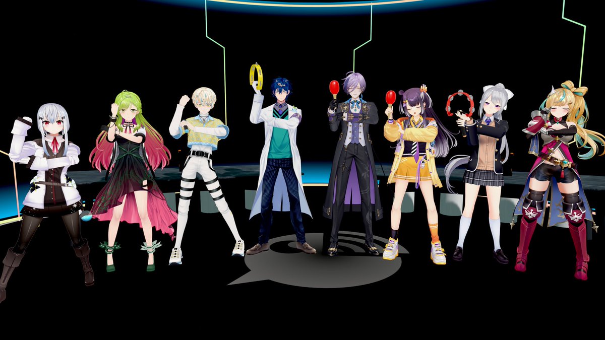 みんなの歌が聴けて嬉しかったし最高に楽しかったです！！！！！
またの開催をお楽しみに！！！

#にじさんじ3DカラオケParty