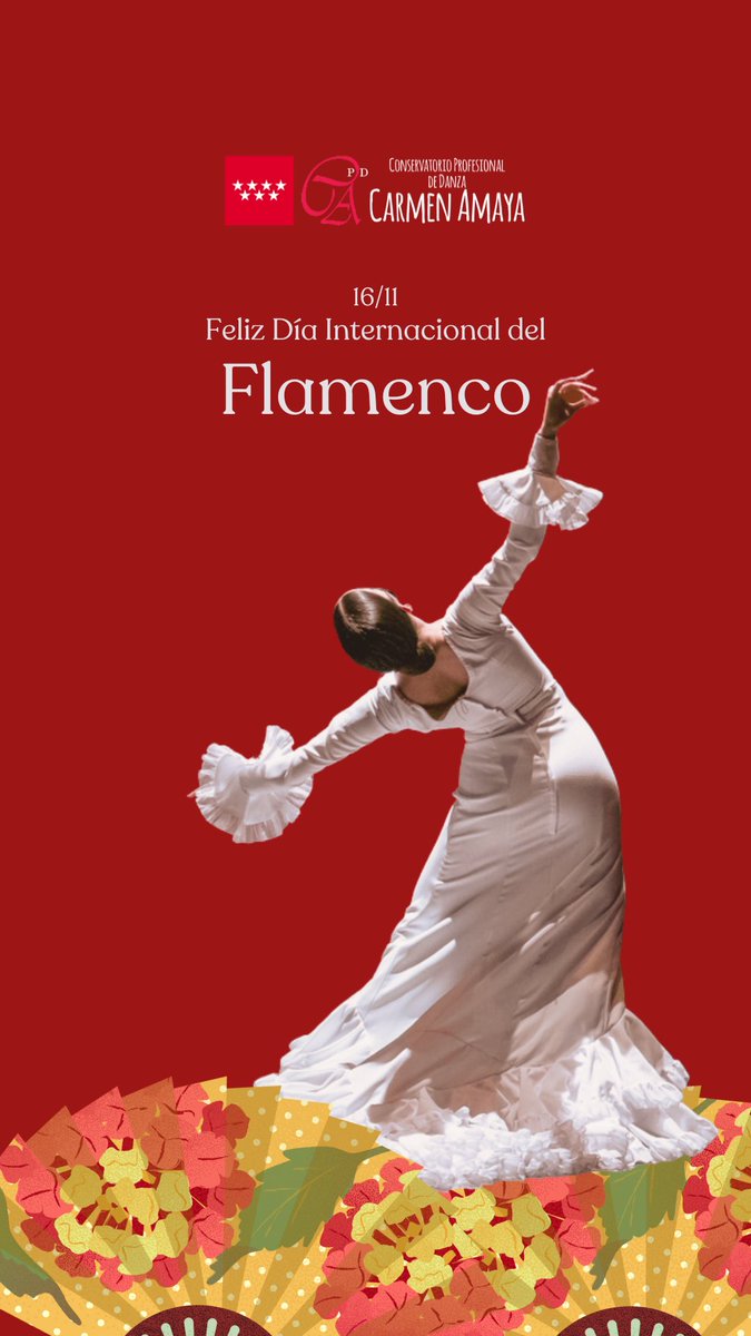 Desde el CPD Carmen Amaya os deseamos un Feliz Día Internacional del Flamenco 2025.
Celebramos este arte universal, Patrimonio Cultural Inmaterial de la Humanidad por la UNESCO desde 2010, que sigue inspirando, emocionando y dando vida a nuestra tradición.