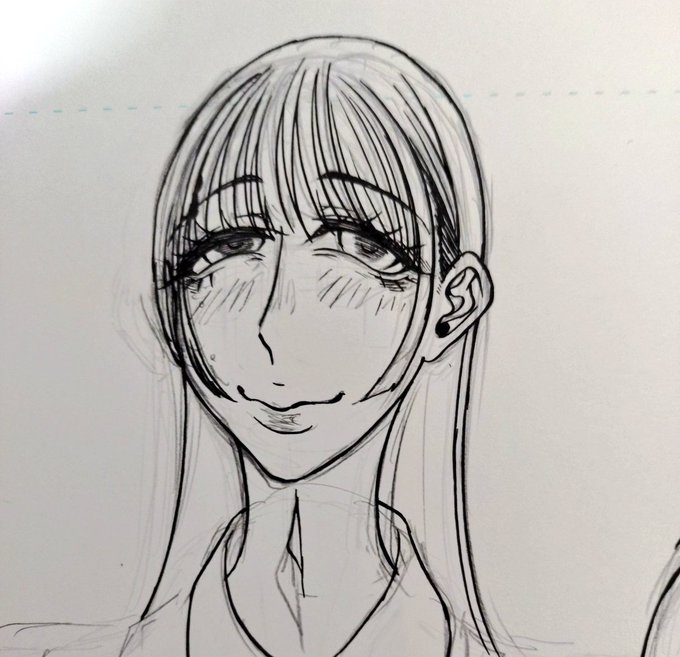 もうちと性格が悪い感じの眼に描きたい 