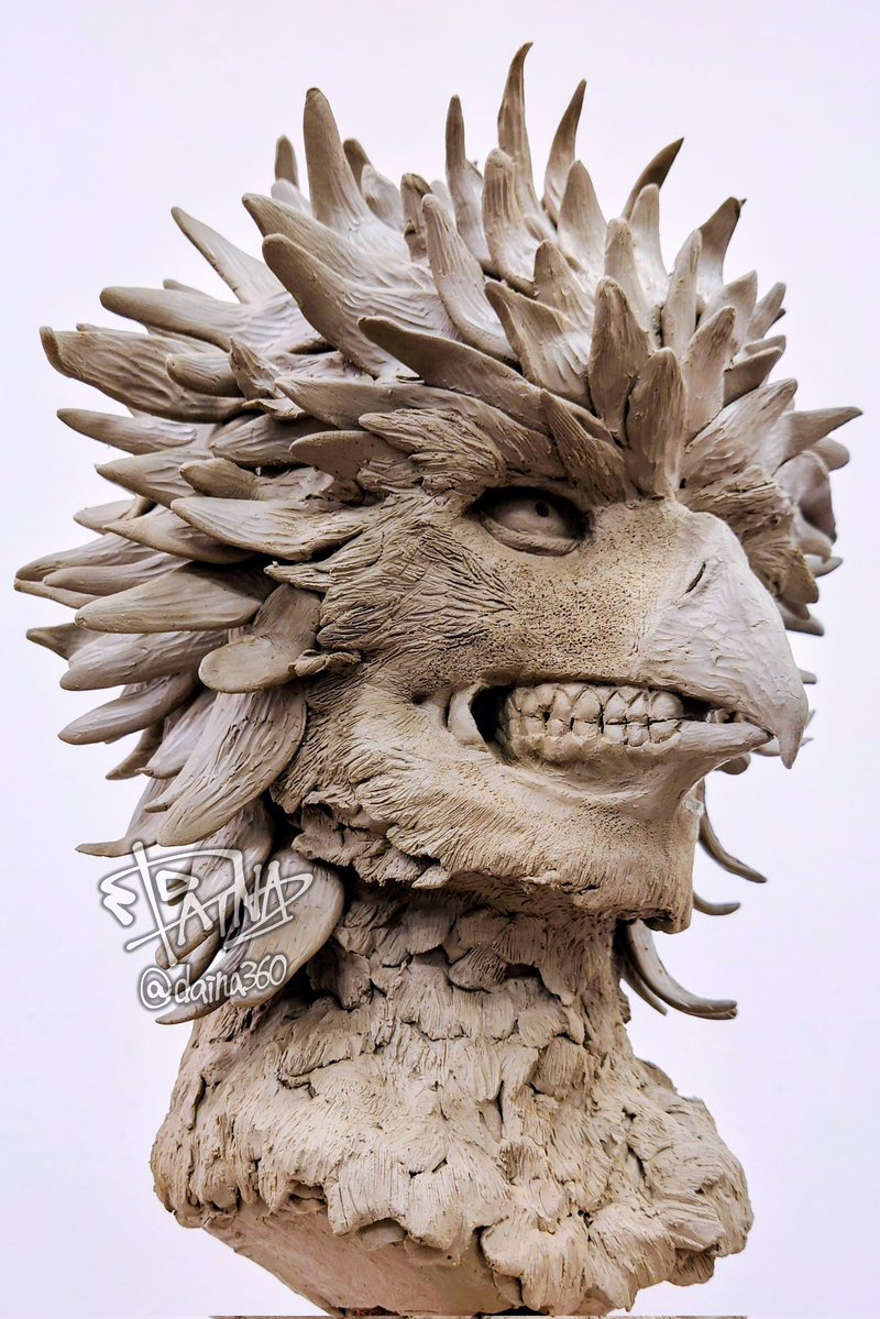 daina360's tweet image. 過去の造形作品だけど、水粘土で作ったお気に入りの4枚🤗✨️
#造形 #Sculpture  #Modeling