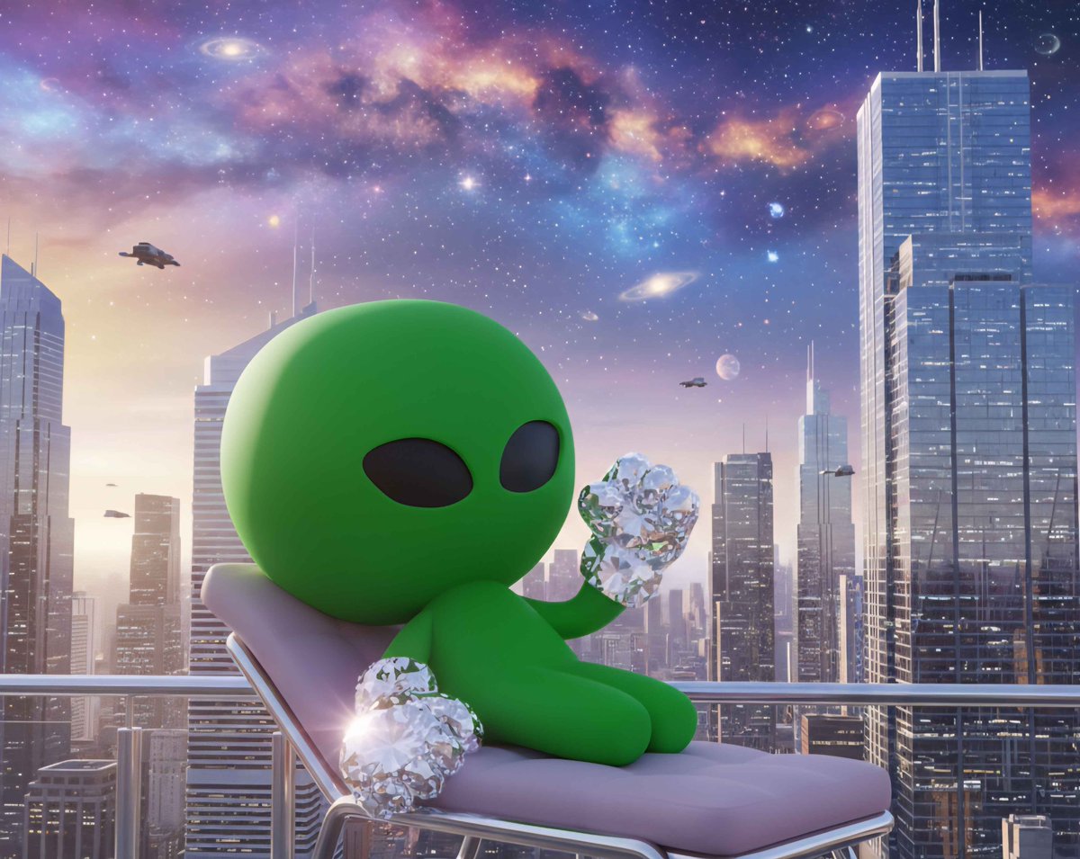 GM Diamond Hands 💎

Unbothered, within my element, HODLing ETH, Flourishing, in my orbit. 🛸