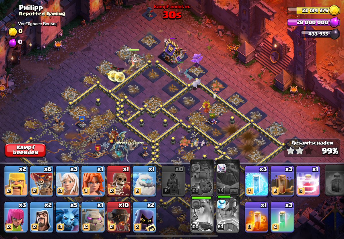 Goodbye, TH 17! 🫡

Used: 92 troop space, 2 spell space, cc

Swag: 248 troop space, 12 spell space

Thanks <a href="/einstein_coc/">Einstein</a> for getting me hooked on the challenge 😬