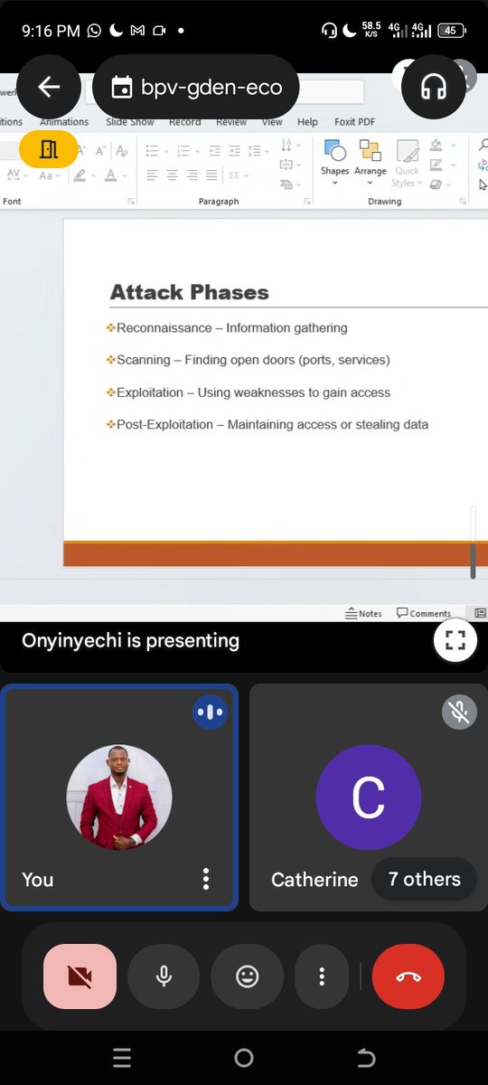 My class yesterday @CyberAscendAfrica went really well. We explored Threats, Vulnerabilities &amp; Attack Techniques, and the session was highly interactive.

The students’ participation and curiosity were amazing , inspiring to see their growth in cybersecurity.
#CyberAscendAfrica