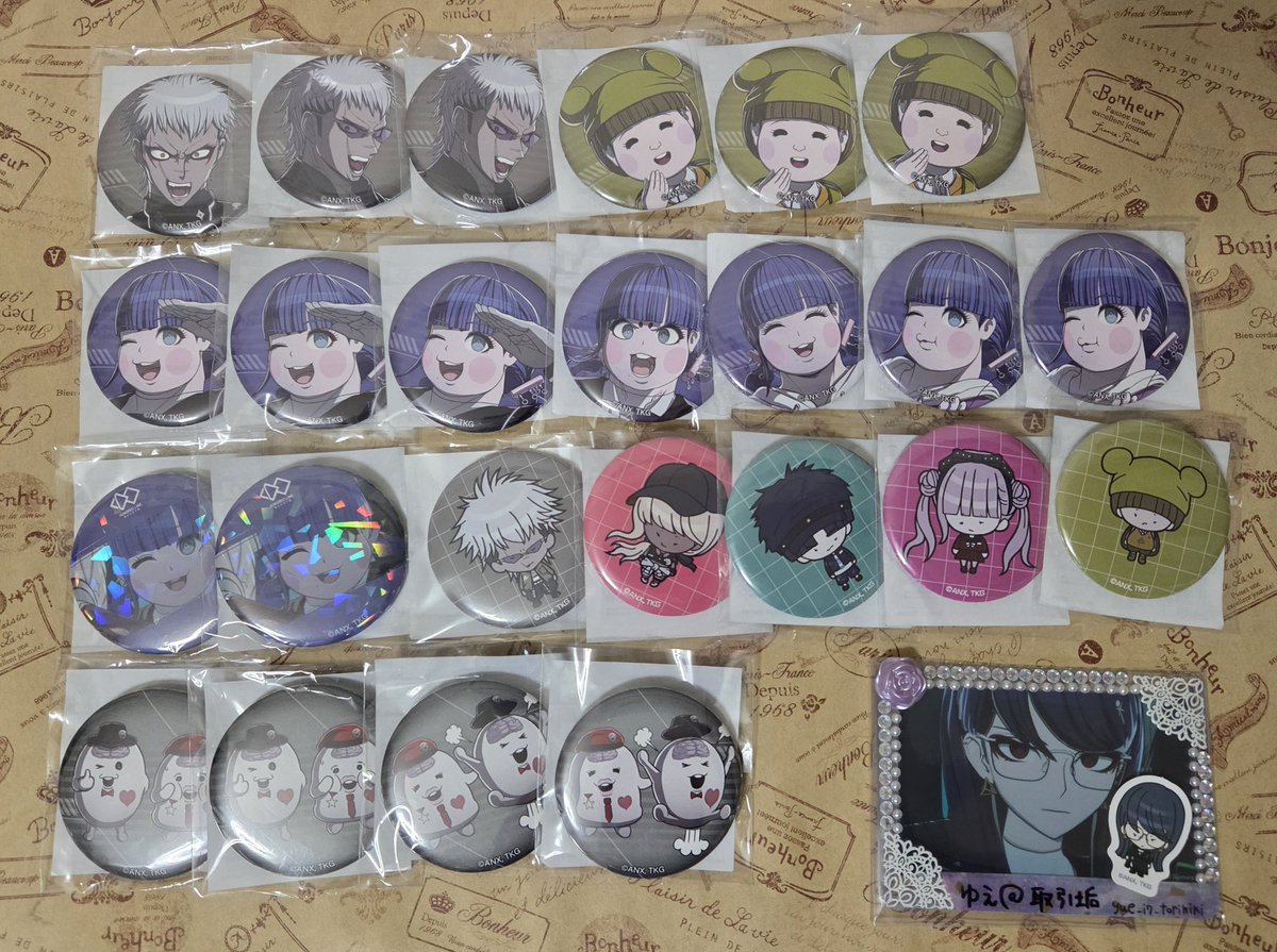 コトブキヤくじ ハンドレッドライン 缶バッジ 缶バッジ 面影歪 レア