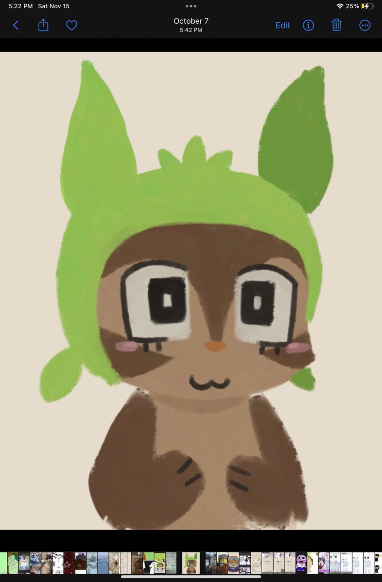 fennekin doodles + old chespin drawing