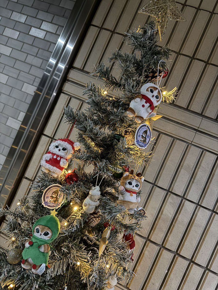 クリスマス オーナメント 猫 クリスマスツリー クリスマスの絵 白鳥