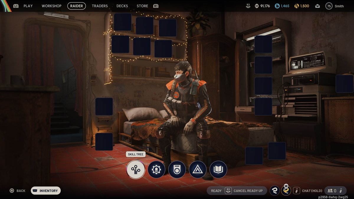 GHBSmith's tweet image. This is what I hope to see in a future update. Being able to &quot;spend&quot; items on specific locations in your Raider hut to have them permanently displayed.