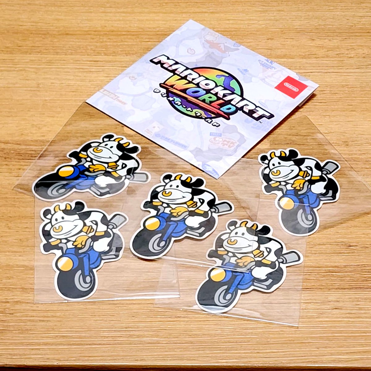 Nintendo KYOTOにマリオカートワールドのステッカーをよりどり5枚選んで買える売り場ができてたので買ってきた！どの5種類を選ぶか迷いましたが、どのステッカーも個性豊かでとても満足です。
#NintendoKYOTO