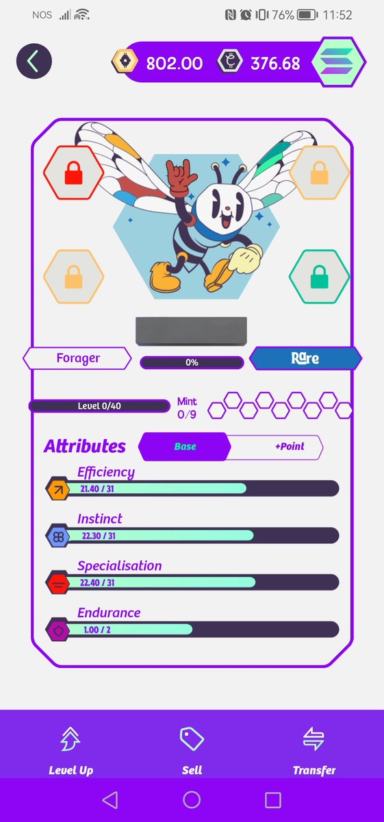 Sofnasci87's tweet photo. Good morning, #Hive! βοΈ Destiny is buzzing! β¨
Sad about missing a chance to buy a strong Forager. π
Minted one this morning... and got THIS! A perfect Forager! π
Nothing happens by chance, you believe in destiny? I believe it! π
@The_Life_Bomb
#MintSuccess #M2E #P2E https://t.co/cTl1nbu2ds