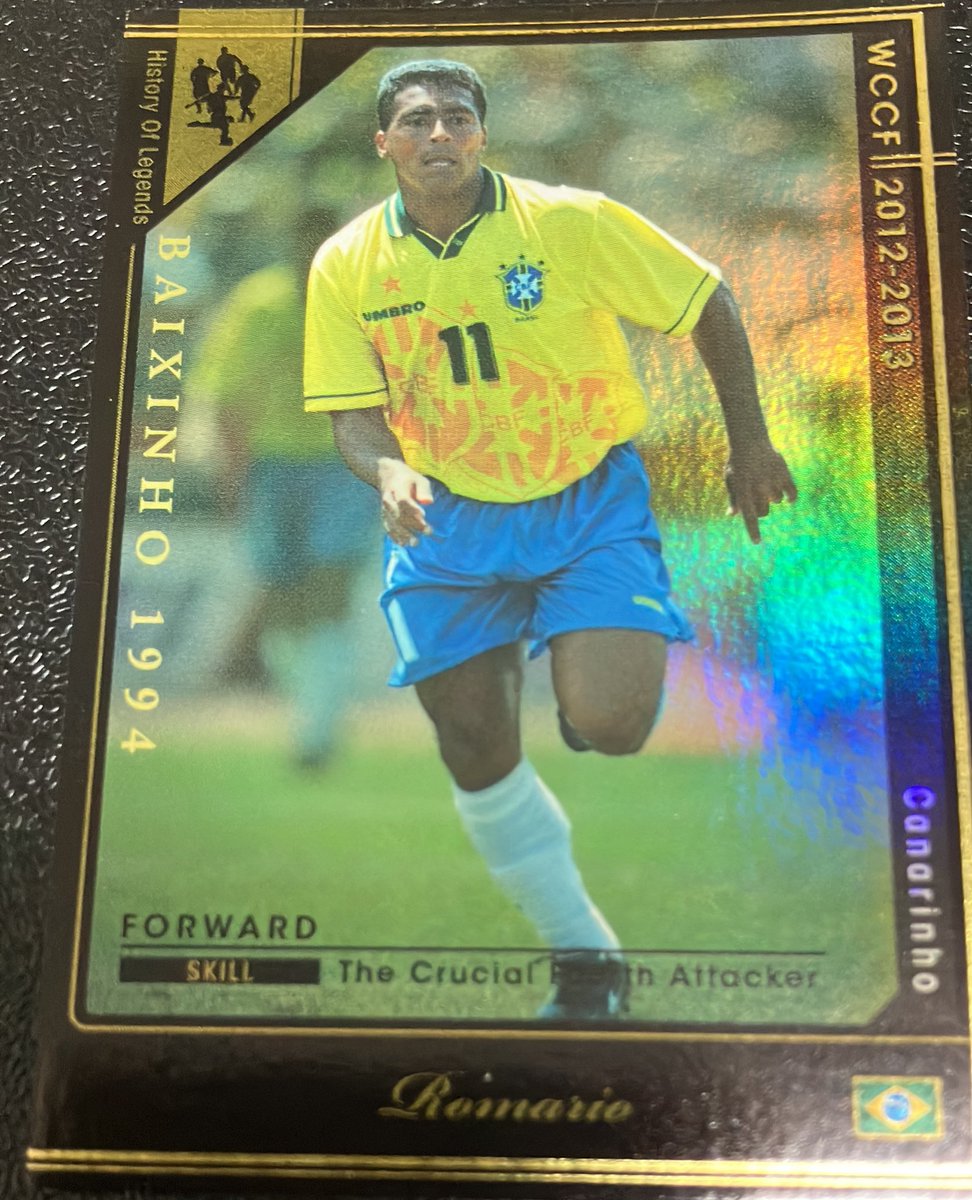 今日のWCCFカード HOLEロマーリオ ずば抜けた決定力、素早い抜け出し