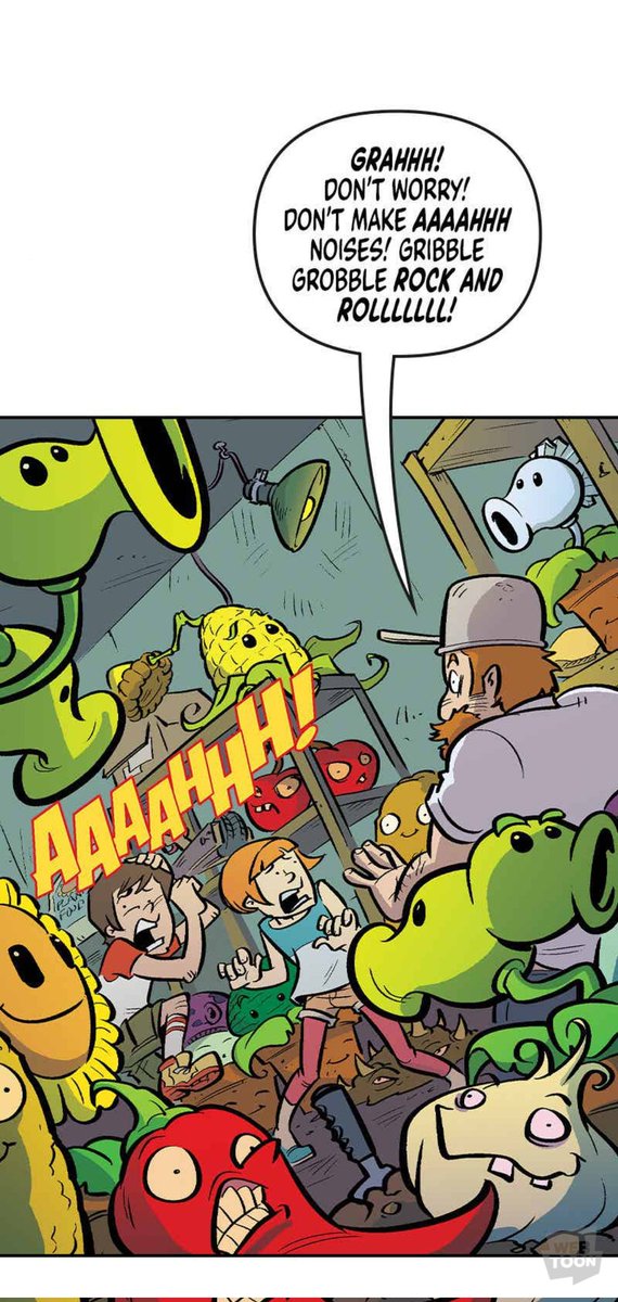 libraryoftima's tweet image. Plants vs zombies webtoon?? LMAO