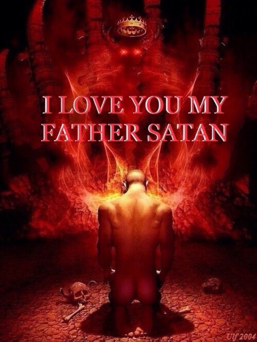 Hail Satan 😈
Knees down and praise Satan naked 
Let him feed you and spread his demons seeds in your hole 😈

Tell me your dark desires in my DMs to make it happen through Lucifer power 😈