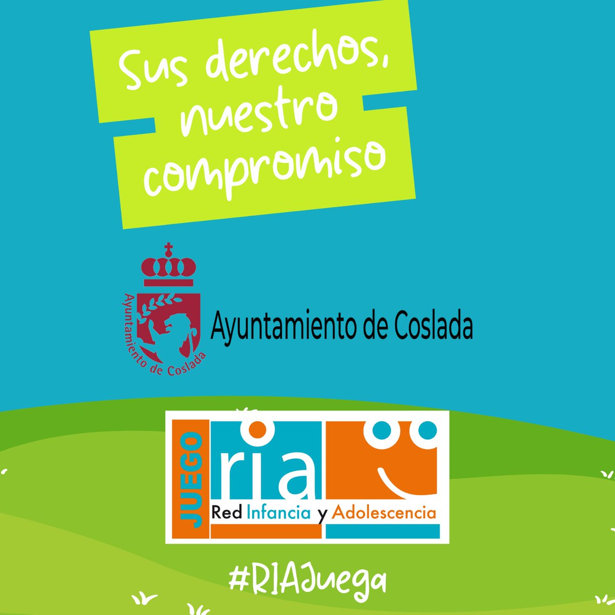 La RIA Juega. Sus derechos, nuestro compromiso.
Coslada, miembro de la RIA, presenta “Coslada, ¡A Jugar con Derechos!”, poniendo el valor en el derecho al juego.
El sábado se celebró "La Aventura de Jugar" recordando la importancia de este derecho.
#20N #RIAInfancia #RIAJuega