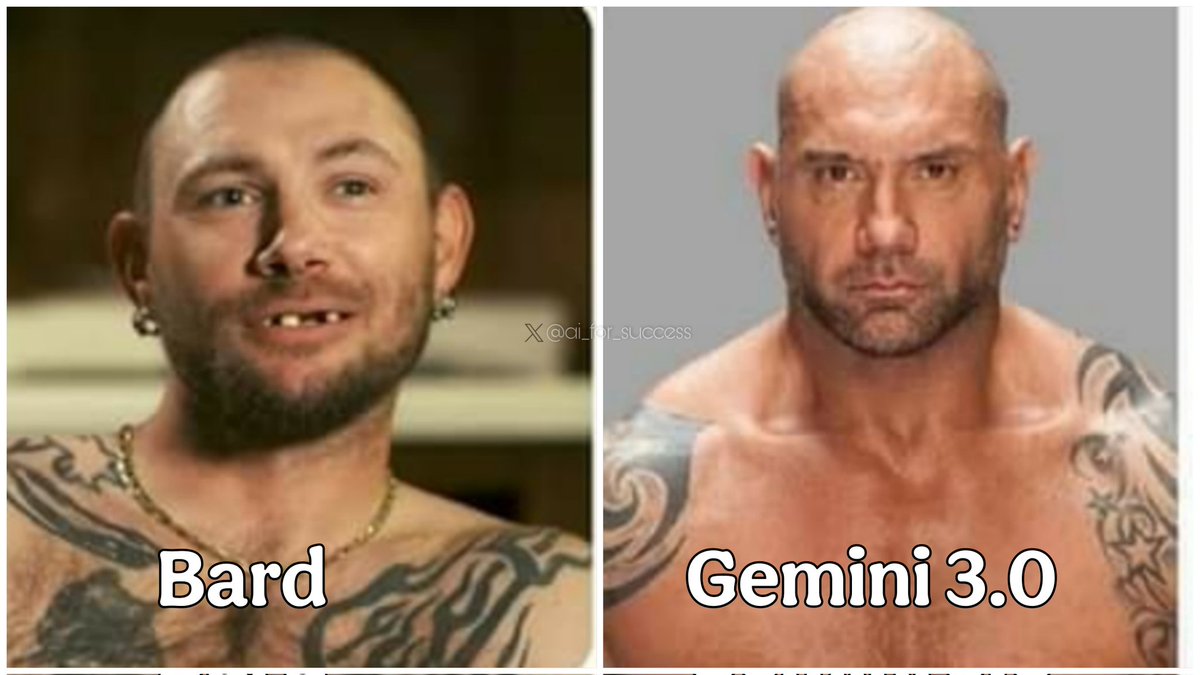 ai_for_success's tweet image. Google went from Bard to Gemini 3.0.