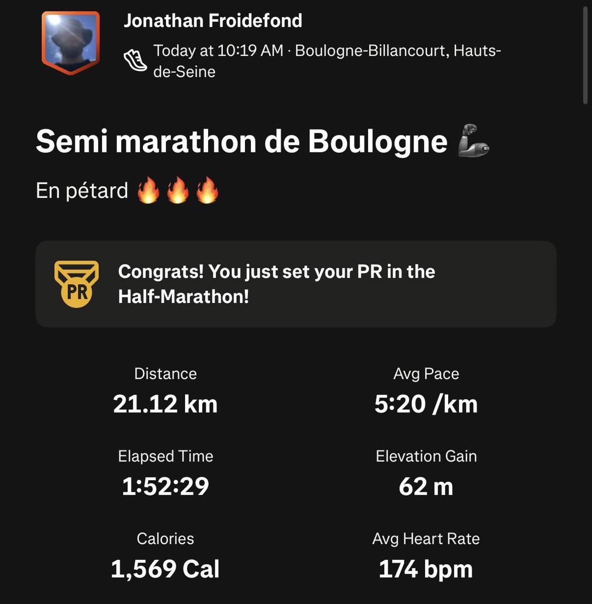 jofroidefond's tweet photo. So proud 🥲 I was on fire 🔥🔥
Time to rest now https://t.co/SRdF83DHGa