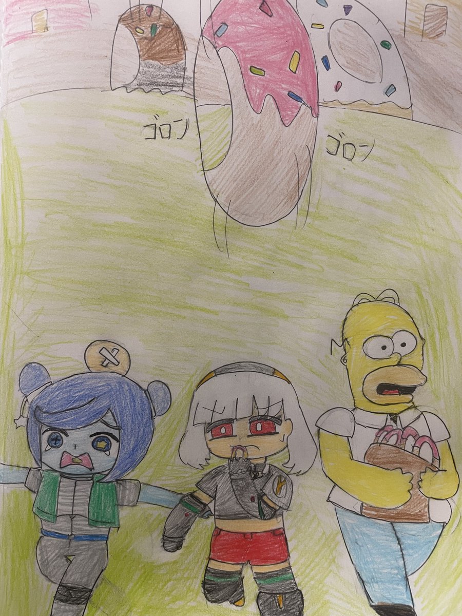 #フォートナイト
#シンプソンズ

「もうドーナツは懲り懲りだ〜！」