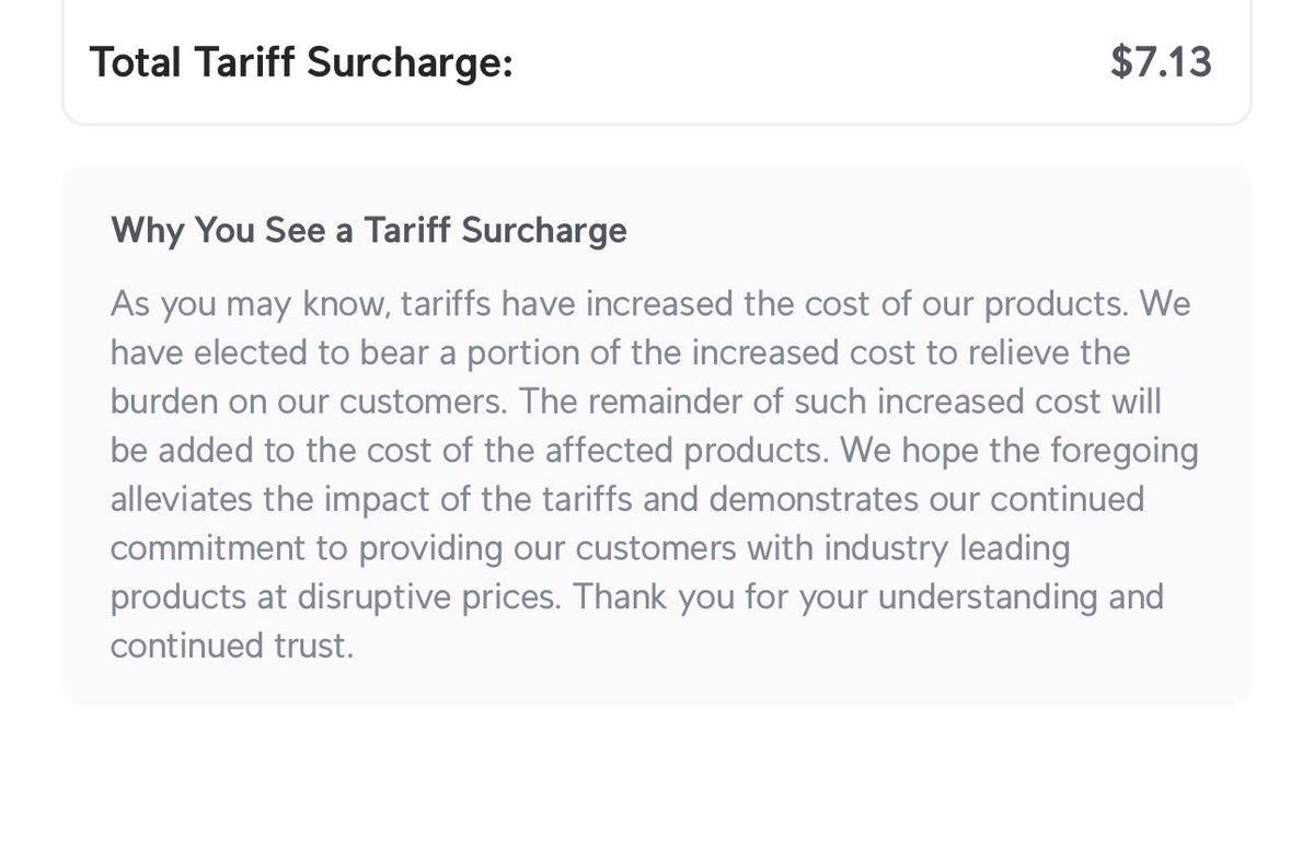 Justin_Storto's tweet photo. Tariffs are just federal sales taxes on Americans. @realDonaldTrump https://t.co/B7CwTtuPAy