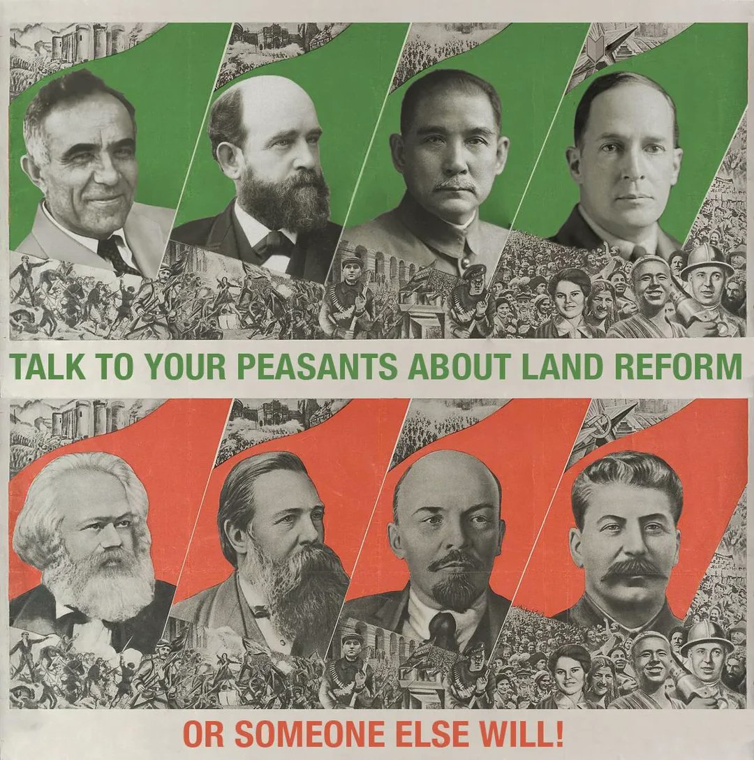 #Georgism

Talk To Your Peasants About Land Reform!

credit: Lars Doulcet, Book Review: The Land Trap

reddit.com/r/georgism/com…