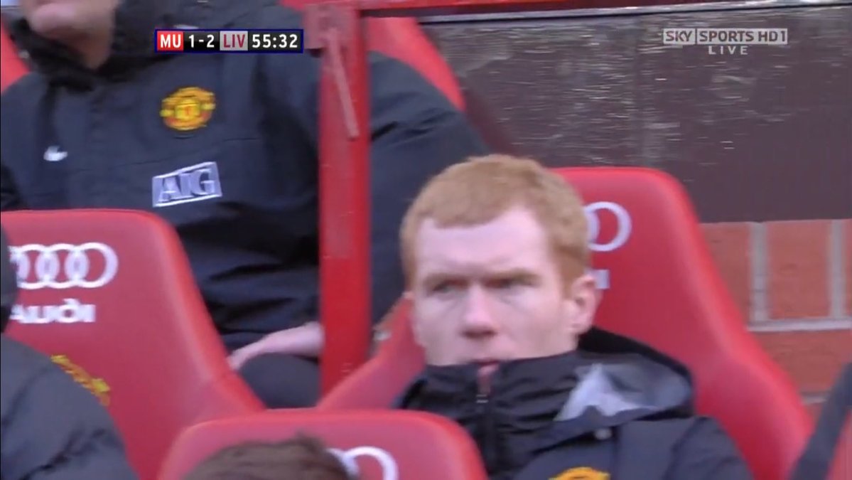 gdonlfc's tweet image. Scholes vs Liverpool:

94/95: not in squad 
95/96: Benched H &amp;amp; A
96/97:  Bench H
97/98: Not in squad A
98/99: FA Cup Benched
99/00: Not in squad H
00/01: Benched H
01/02: Benched A
03/04: not in squad
08/09: Benched H
09/10: Benched H
12/13: Benched
