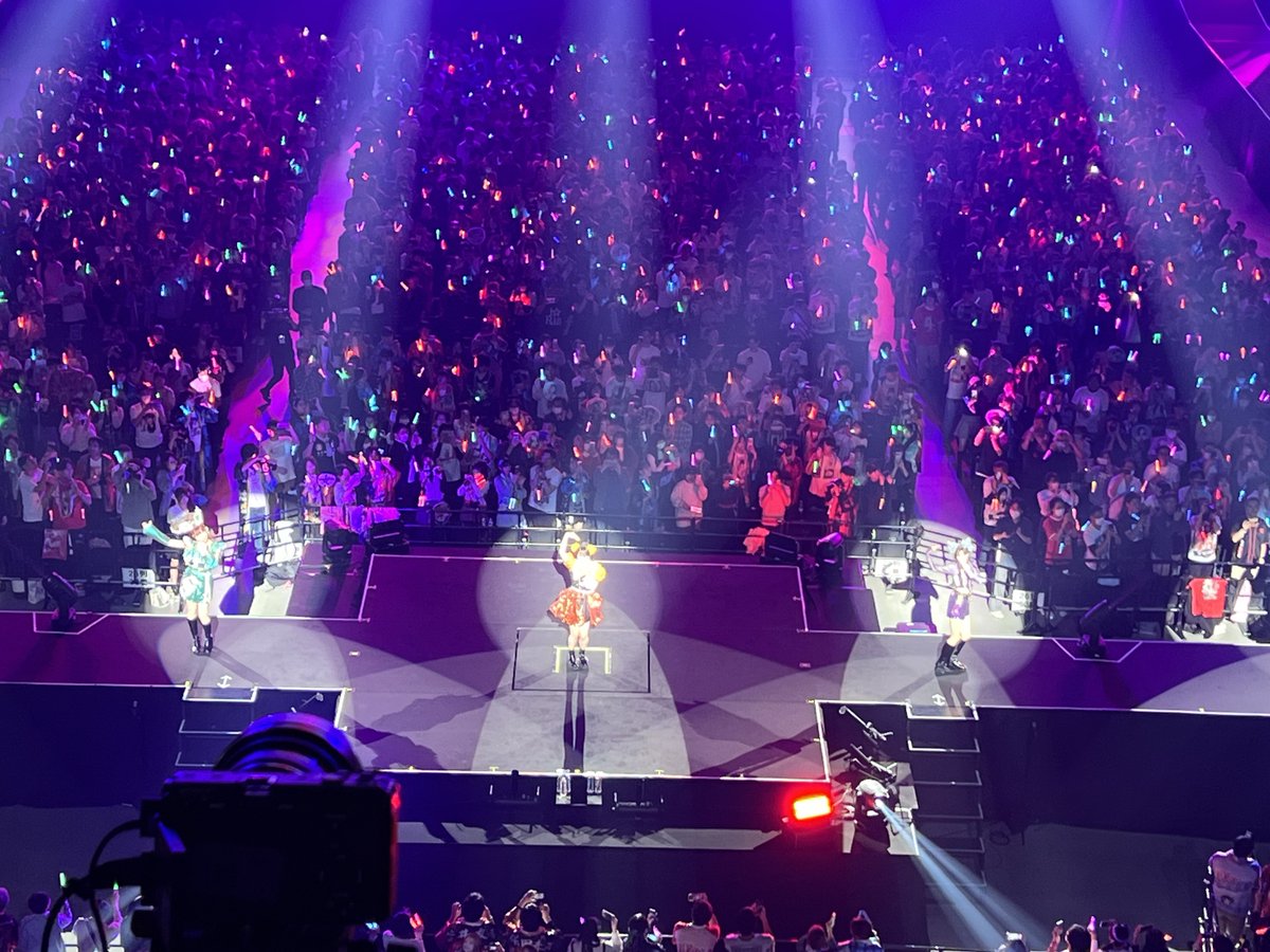 写真を載せていいか悩んだ人です😆
素敵な景色でした！

 #i_Risぴあアリーナ対よろ