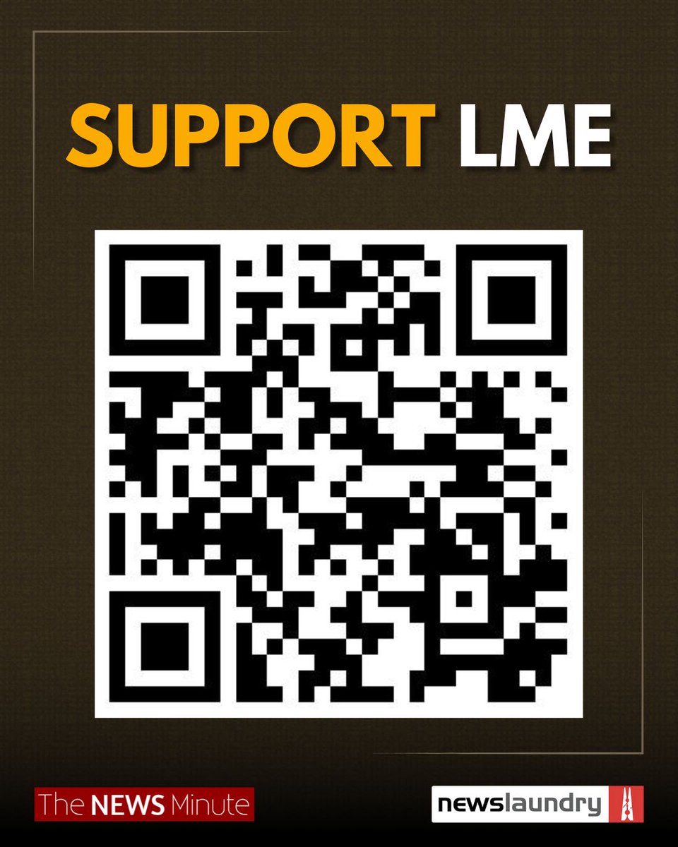 thenewsminute's tweet image. A hundred breakdowns. A hundred attempts to cut through noise.

Stay tuned &amp;amp; support us: pages.razorpay.com/support-lme