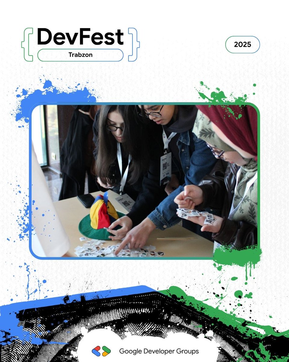 GDGTrabzon's tweet image. A huge thank you to Google Developers, the Official Sponsor of DevFest Trabzon 2025! 🎉

With your support, our community has once again put on a fantastic event.

#devfest #devfesttrabzon #googledevelopers