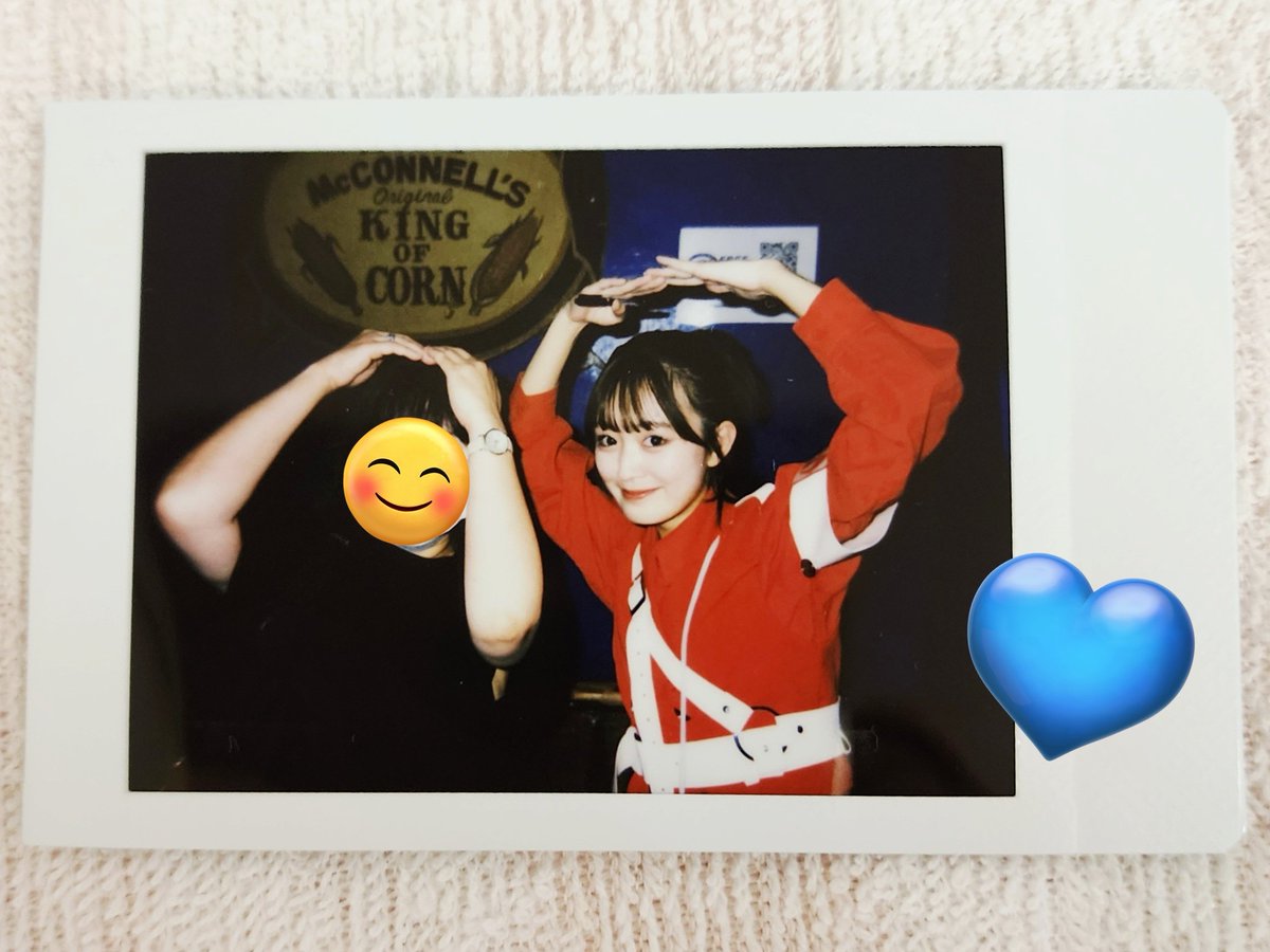 10/8 新宿LOFT 華琳ちゃん📷 入特のチェキ券がかりんちゃんでこれは