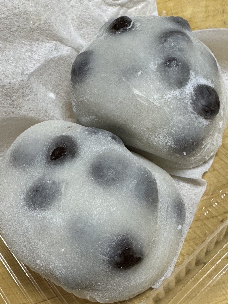 きたくー疲れたぁぁ🥱 京都駅で買った出町柳ふたばの豆餅を あと新大阪