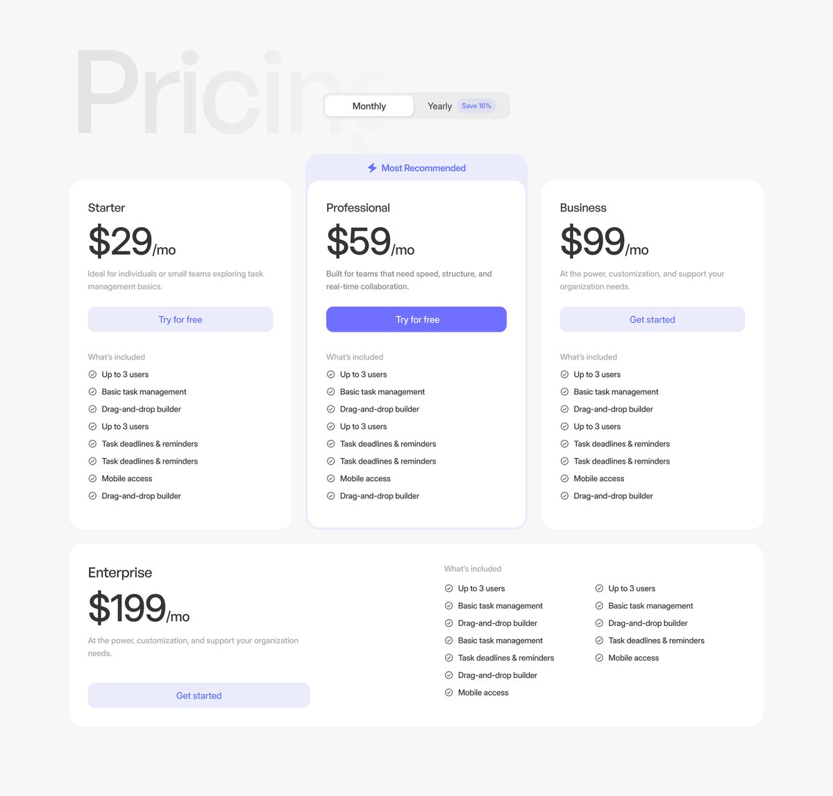 Three different approaches to pricing section 💵