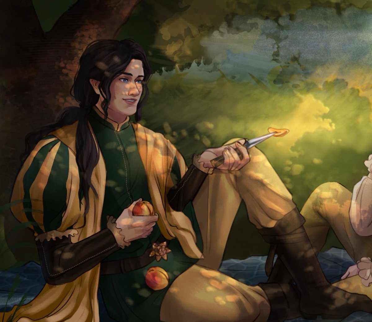 karuselii's tweet image. #Renlybaratheon and #lorastyrell

 comm for @Kasterus 💛💚

#ASOIAF #asoiaffanart #Got #GameOfThrones #Hotd #HouseOfTheDragon #Fireandblood #Fireandbloodfanart #baratheon #renly #tyrell #theknightofflowers #kingrenly #lorenly #mlm #Commission