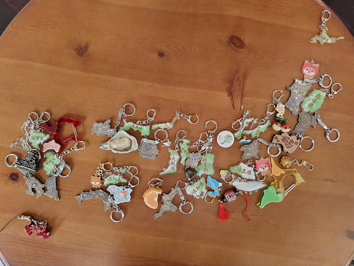 ◤ #ぼくたちん家 放送中🏠◢

母が集めた各県のご当地キーホルダー
東京のところには
あの“変な形”のキーホルダーが…