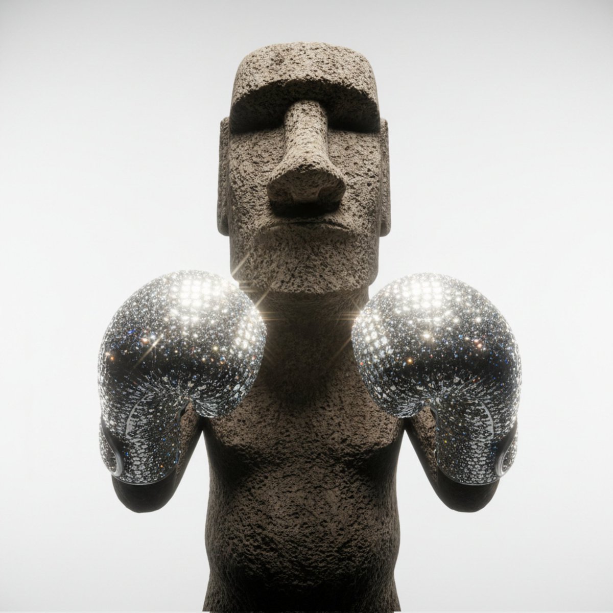 trymoAI's tweet image. HODL like a MOAI 💎