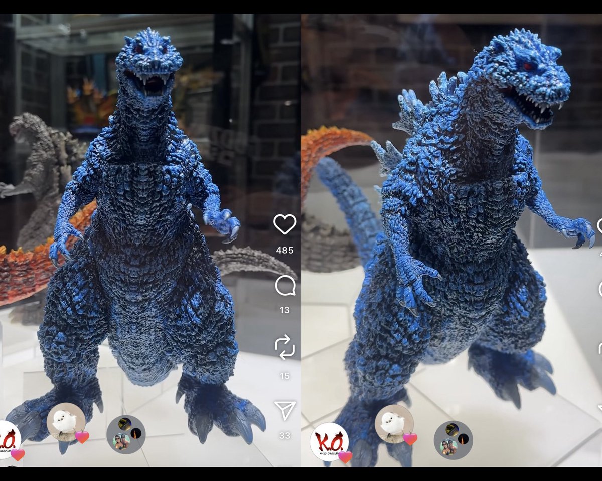 ゴジラ　完成品　3Dプリント モンスター-ゴジラ