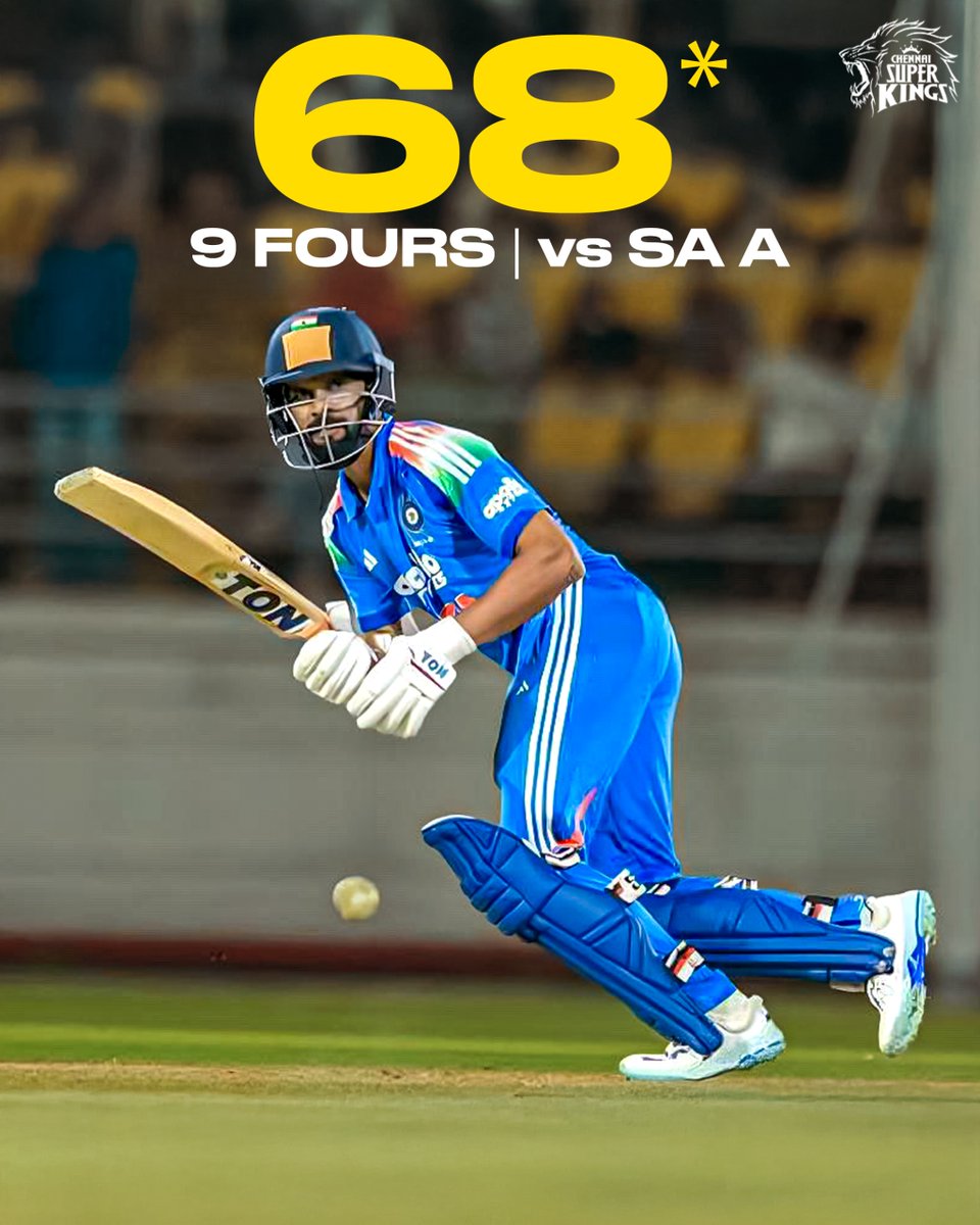 ChennaiIPL's tweet image. Another day. Same Rutu! ✨ 
Guided the chase and took India home 💪

#WhistlePodu