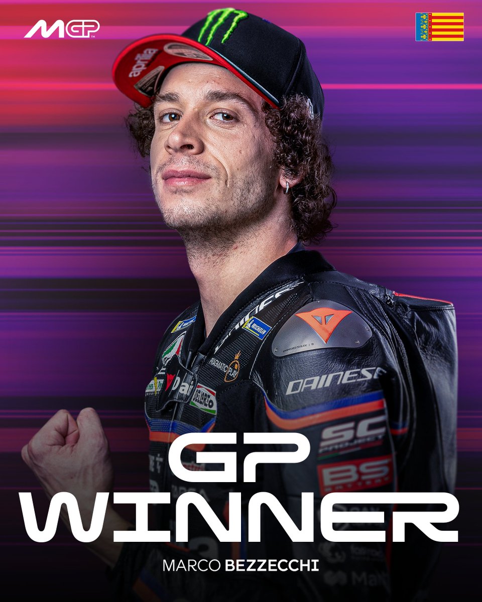 MotoGP's tweet image. Bez takes the spoils in the last Grand Prix of 2025! 🏆

#ValenciaGP 🏁
