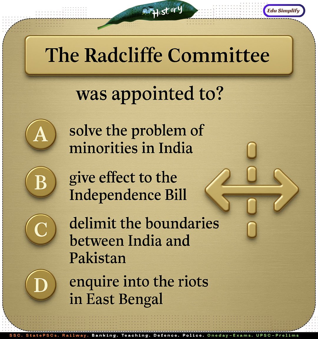edusimplify's tweet image. 📚 The Radcliffe Committee in Indian History💡#UPSC #UPSCPrelims2026 #UPSCPreparation #UPSCPYQ #SSC #WBCS #CurrentAffairs #EduSimplify (Aspirants, show us some support 💪)