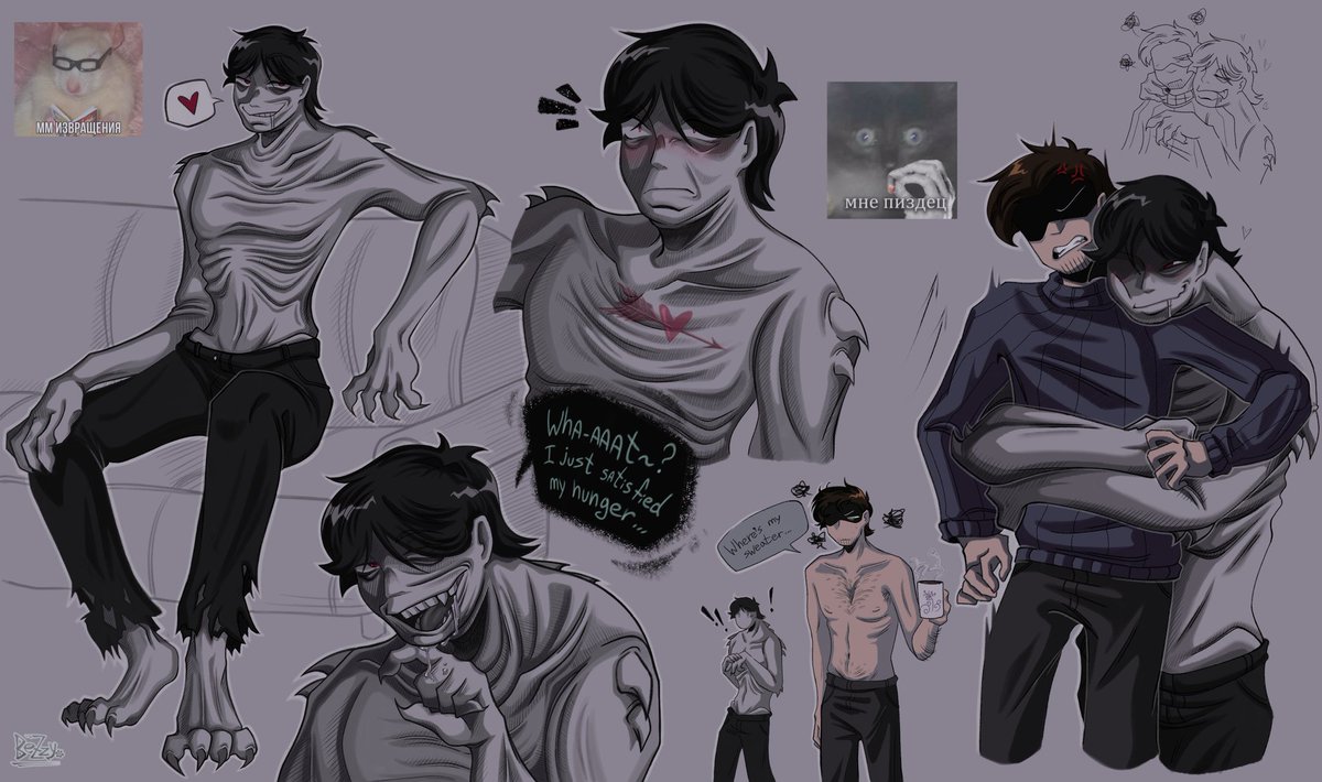 Next up will be an animation :D  

☆☆☆
#noimnotahuman #noimnotahumanfanart #ninah #palegun