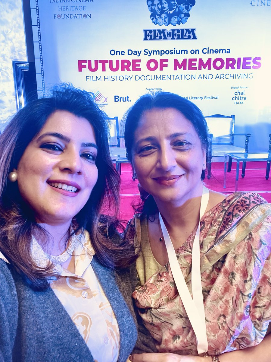 The most exciting part was to hear Cinemaazi Founder, <a href="/SumantBatra/">Sumant Batra</a> talk about archiving film history as part of the Orange Economy. Many congratulations to Sumant and Asha!
 Pls follow more about the Orange Economy on <a href="/Hunar_TV/">HunarTV</a> .
 #news #SaharZaman #OrangeEconomy #HunarTV