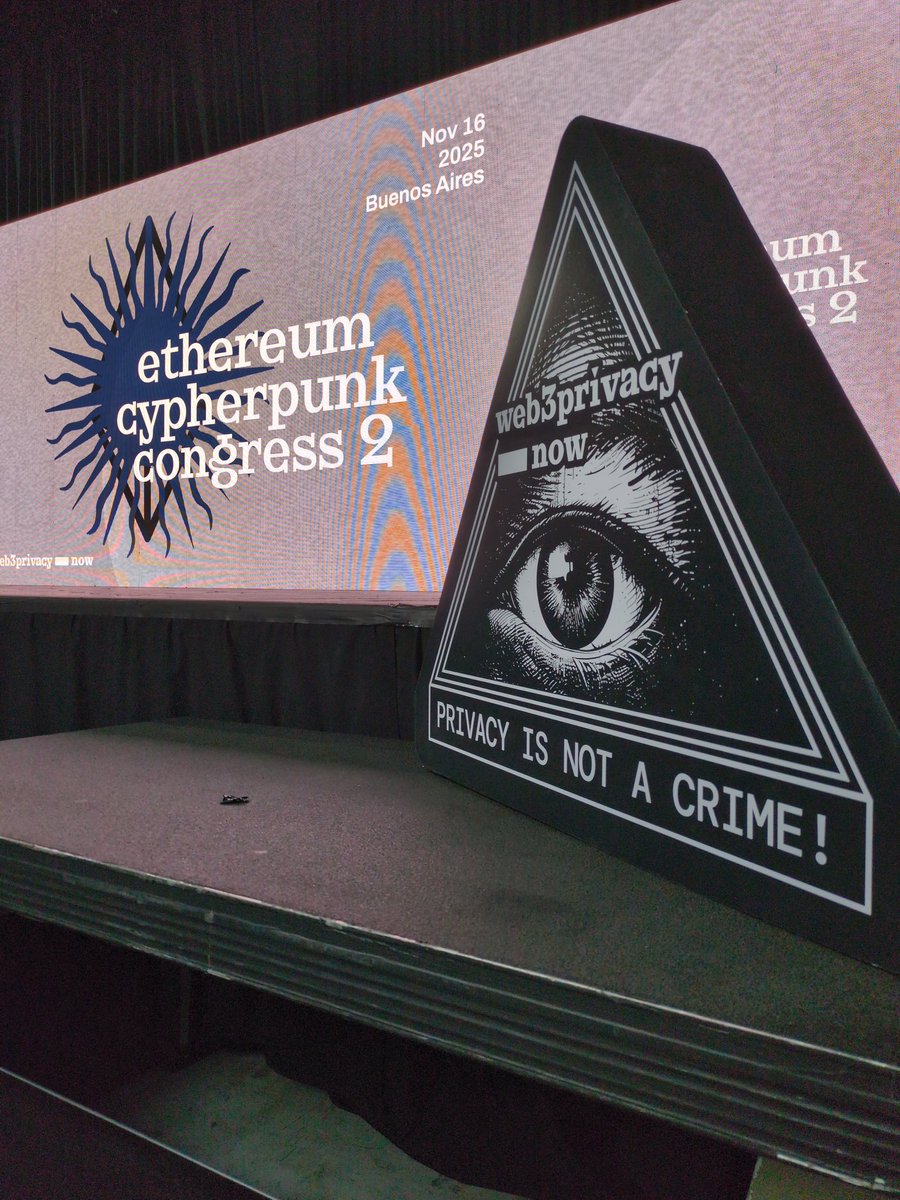 wslyvh's tweet image. BD cypherpunks 🔆

Kicking off @EFDevcon week @web3privacy 🇦🇷
