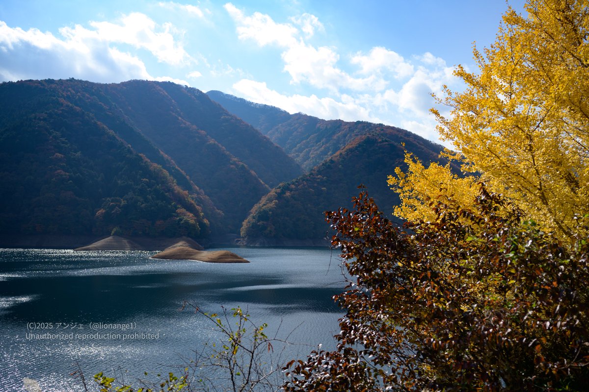 今日は5時半起きで妹夫婦に連れられて紅葉の奥多摩へ。 車が停められず