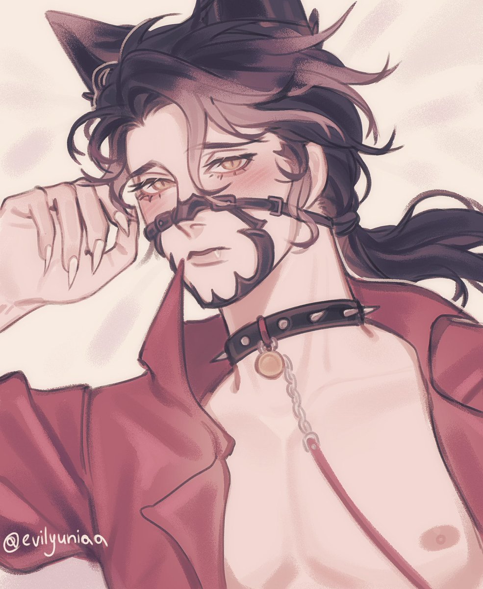 evilyuniaa's tweet image. who&apos;s you master, Frederick? #IdentityV #frederickkreiburg