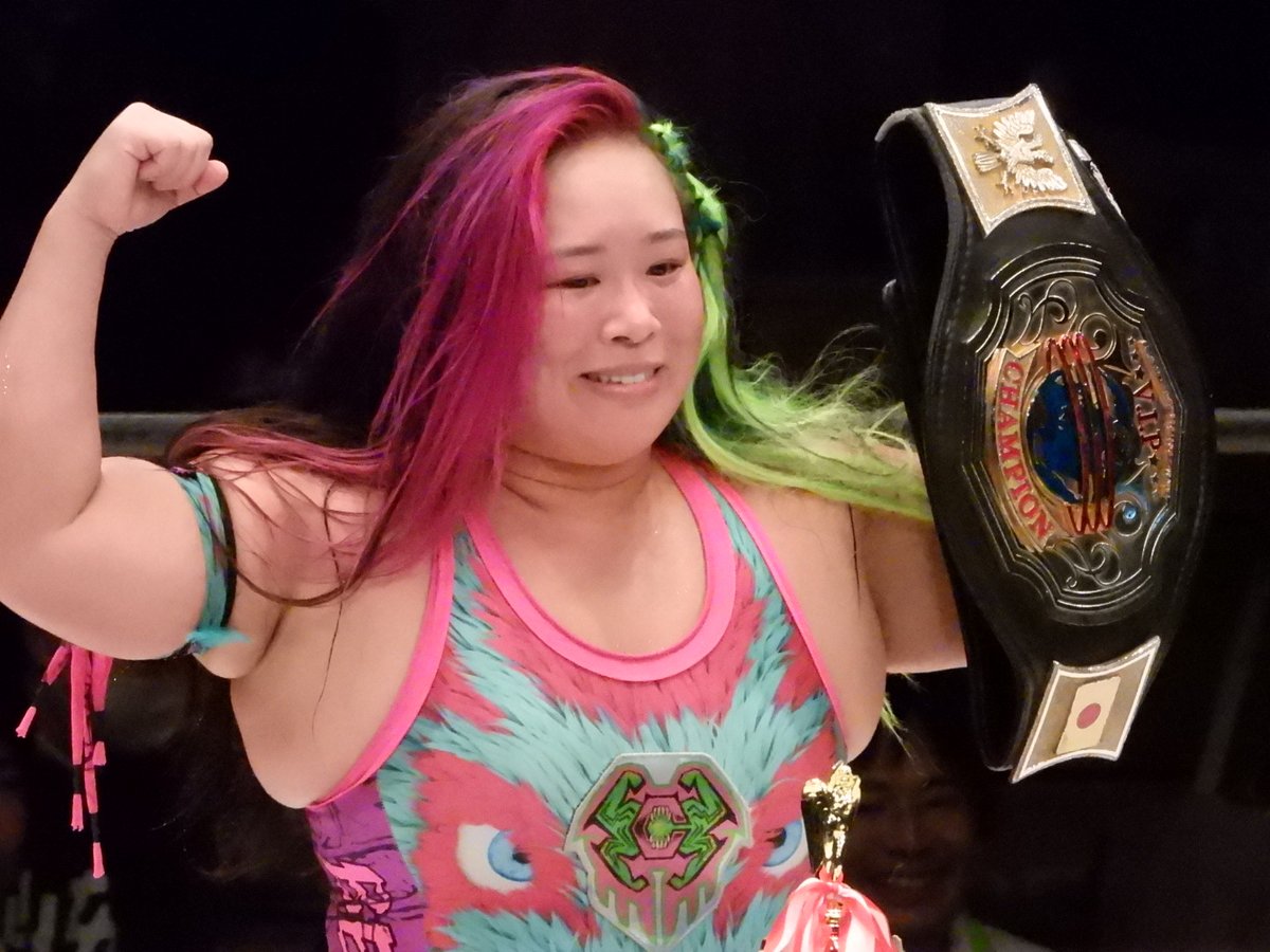 橋本千紘選手。 やはり怪物！圧倒的な力！ 仙女のエースはやっぱり橋本