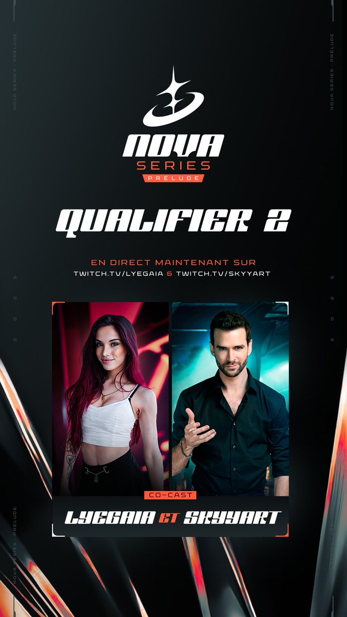 Cast du Qualifier 2 des Nova Series!
C est maintenant !!
== twitch.tv/skyyart ==

Collaboration Commerciale