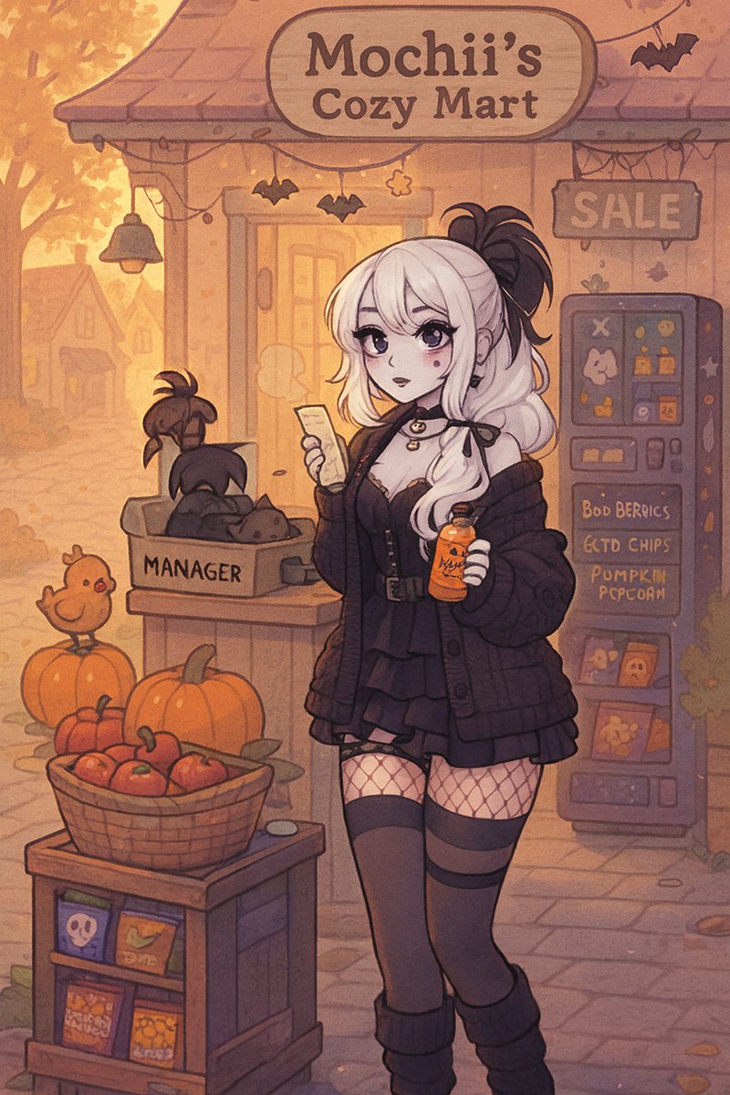 SpookyMochiiii's tweet image. 🛒✨ Welcome to Mochii’s Cozy Mart
We’re fully stocked on ✨chaos, cobwebs &amp;amp; cursed coupons✨
Streaming Discounty — a grocery game where the receipts are haunted 👻🧾
Come shop til you scream, baby bats 🖤

🔗 twitch.tv/spooky_mochii

#cozystream #Discounty #spookycute