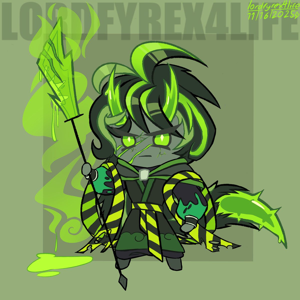 Acid Deity Cookie
Rarity: Super Epic
#crk #cookierunkingdom #crkoc