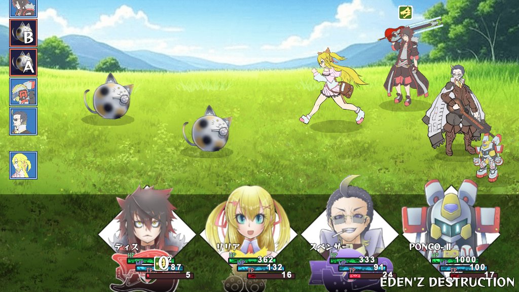 KyoHey_A_KU's tweet photo. 難航していたリリアの走りモーションができました！
走らせるアニメーションは色んな要素が絡み合っていて見た目以上に難しく、勉強になりました…！

#プレミアムツクールデー #RPGツクール #エデンズディストラクション https://t.co/DDhQfeFFzf